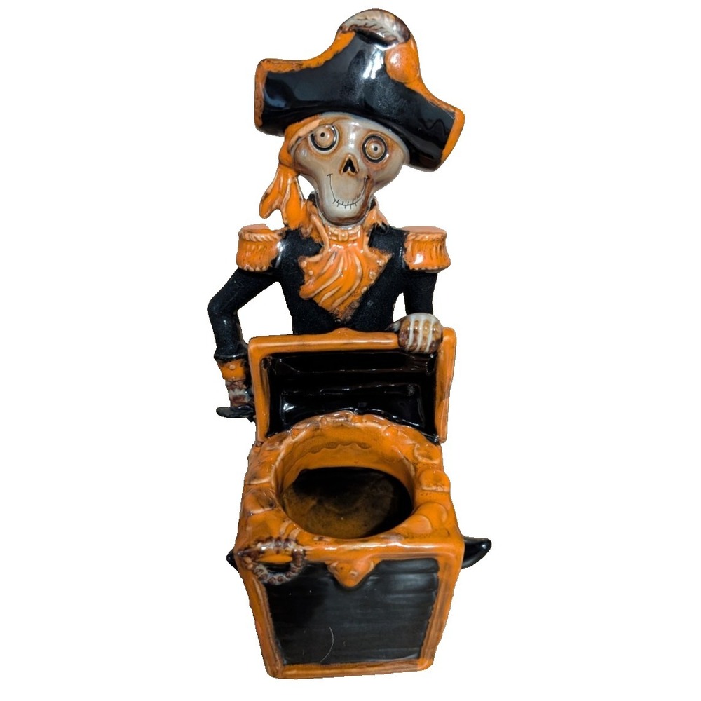 Yankee Candle Boney Bunch Pirate Ghost Votive Tea‎ Light Holder ~ Halloween